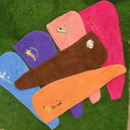 grsm Microfiber 600 GSM Hair, Bath Towel image 3