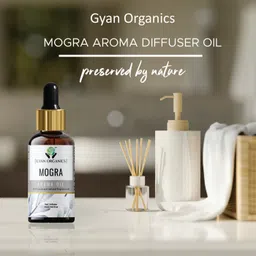 gyan organics Mogra Aroma Oil, Diffuser, Refill, Spray image 2