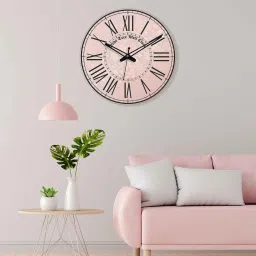 olive tree Winstar Brown Engineered Wood Wall Clock image 1