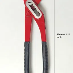 tom CRV Hardened and Tempered 10 inch Adjustable Venus Water Pump Plier Slip Joint Plier image 2