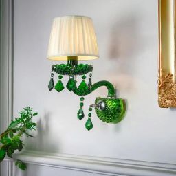 fos lighting Green Glass Uplight Wall Scones-picture-38