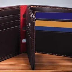 superfashion Men Casual, Formal, Travel, Evening/Party Brown Artificial Leather Wallet image 2