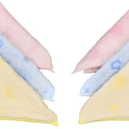 Johnnie Boy handkerchief for Women, Girls, Ladies, Kids Fur Towel Soft Stars and Moons ["Multicolor","Blue","sky blue","Pink","Yellow"] Handkerchief-image-72