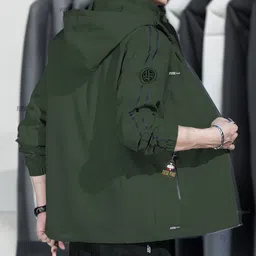 futse peno Men Solid Casual Jacket image 3