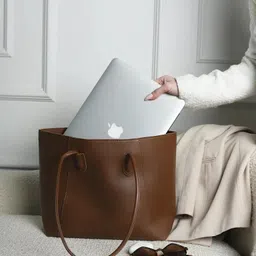 lufnabysv Women Brown Tote-picture-10