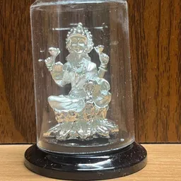 srivasavi Goddesses Mahalakshmi 999 silver showpiece Decorative Showpiece - 6 cm-picture-16