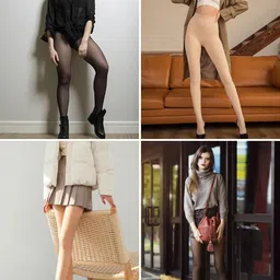 rajwada fabrics Women Opaque Stockings image 3