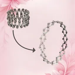 the velvet box Sterling Silver Ring Bracelet-picture-25