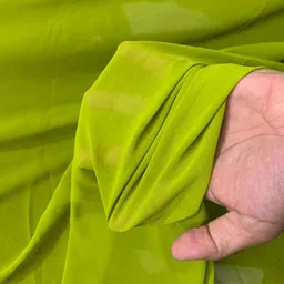 krishnam trends Unstitched Georgette Multipurpose Running Fabric Self Design image 4