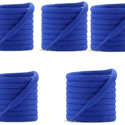 Vinylzone LATEST FASHIONABLE Royal Blue Oval vorite sneakers 5-Pair Shoe Lace-image-5