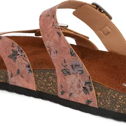 lavie Women Comfort and Adjustable Buckle Straps Premium Stylish Casual Flats Sandal image 4