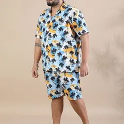 bushirt Shirt Regular Shorts Co-ords Set image 4