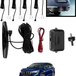 White 4pcs Compact Design Reverse Parking Sensor For Vehicle-323 Universal White Car Safety Parking Camera 4 Pcs-323 Parking Sensor-image-93