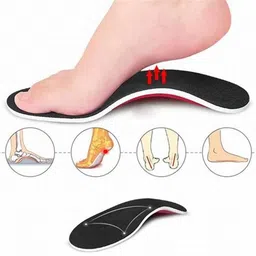 delidge Orthotic Insoles arch for Flat Feet and Plantar Fasciitis Pain Relief(Small) PU Foam Arch Orthotic, Regular Shoe Insole image 5