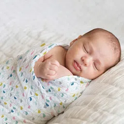 haus & kinder Printed Crib Swaddling Baby Blanket forAC Room image 4