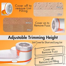 xyno Nova Lint Remover | Electric Fabric Shaver for Woolen Clothes | 1 Yr Warranty Lint Roller image 3