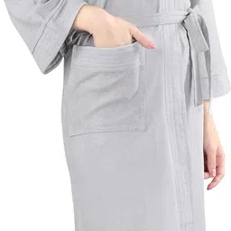 lacylook Grey Large Bath Robe image 1