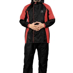 os rainwear Self Design Men Rain Suit image 5