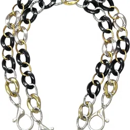 heddz Women Casual Black Metal Reversible Belt-picture-11