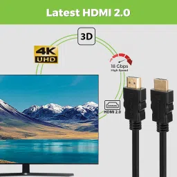 ultraprolink Pro-Connect HDMI 2 to HDMI 2 HDMI Cable (Optimized Resolution, Black) image 4