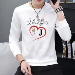 gp garments Men Printed, Typography Round Neck Polyester White T-Shirt-picture-13