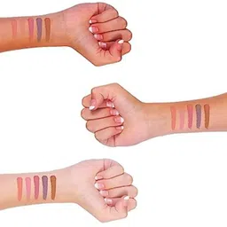 lorshel Nude Edition and Rose Gold Edition (36 shades in 2) Eyeshadow , Lipstick 5*1 18 g image 2