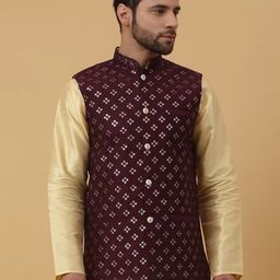 kraft india Printed Men Waistcoat-picture-25