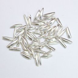 akshat sapphire Pure Silver (98% Purity) Holy & Sacred Chawal/Rice 51pc For Temple Pooja & Gift Decorative Showpiece-0.2 cm-picture-35