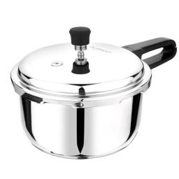 pristine Silver 2 Ltrs Tri Ply Induction Base Bakelite Outer Lid Pressure Cooker With Stainless Steel-picture-38