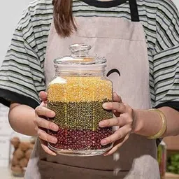 greatzon enterprise Glass Grocery Container - 2300 ml image 5