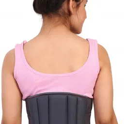 houseofcommon Lumbar Support Waist belt for Back Pain Relief Lumbar Support (Grey) Back / Lumbar Support image 3