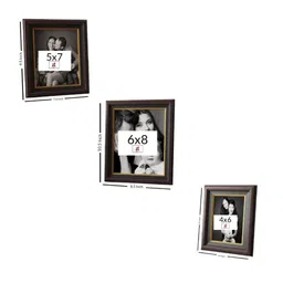 Black Synthetic Wood (Set of 3) Photoframes by Art Street image 2