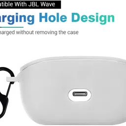 KANSOL Silicone Velcro Earbuds Case For JBL Wave Buds image 4