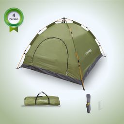 strauss 4 Person Automatic Camping Tent |Waterproof & Portable | Ideal for Picnic,Hiking Tent - For All Age Group-picture-7