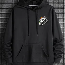 houseofcommon Men Full Sleeve Graphic Print Hooded Sweatshirt image 2