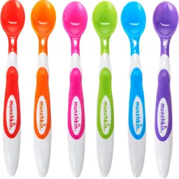 munchkin Soft-Tip Infant Spoons - Pack of 6 - BPA Free Plastic - Plastic image 2
