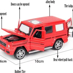 pezyox 1:32 scale Mercedes AMG G65 Pull Back Diecast with Lights and Sound for kids image 3