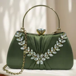 la belgium Party Green Clutch-picture-13