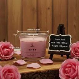 eleven to eleven decor Rose Scented Candle image 2
