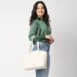 Women White Shoulder Bag-image-34