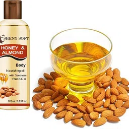 Nourishing Body Oil Enriched with Honey, Almond Oil for Soft & Smooth Skin-image-1