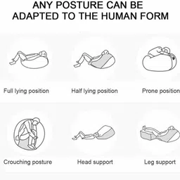 shira 24 4XL Tear Drop Bean Bag Cover (Without Beans) image 5