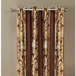 stamen 151 cm (5 ft) Window Polyester Semi Transparent Curtain (Pack Of 3) image 2