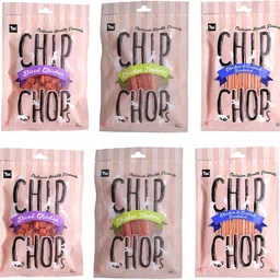 foodie puppies Chip Chop Combo - Diced Chicken, Tender, Codfish Sandwich 70gm, Pack of 2 Each Chicken 0.42 kg (6x0.07 kg) Dry Adult, Young, Senior Dog Food-picture-11