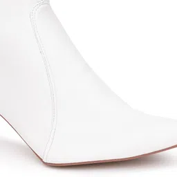 sherrif Women's White Color Stilleto Heels Boots Boots For Women-picture-28