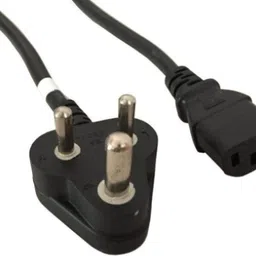 Techy-tech Power Cord 3 m 3 Meter Power Cable 3 pin Mains Power Lead Indian Plug Kettle Lead Power Cord for CPU, Printer-picture-14