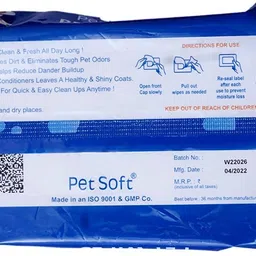 furever friends Dog Wipes for Dogs Ca All Purpose Cleaning Pet Wipes, Dog Ear Wipes 100 ml Pet Facial Cleanser image 3