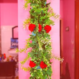 kingstyle impex Artificial Flowers Home Decoration Vine & Creepers Plant Wall Hanging Chain E491 Multicolor Rose Artificial Flower-picture-25