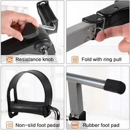 nimyank Mini Exerciser Pedal Cycle for2 men & women Mini Pedal Exerciser Cycle image 2
