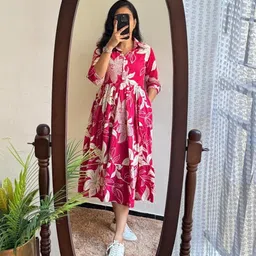 nerksre Printed Viscose Rayon Stitched Anarkali Gown-picture-27